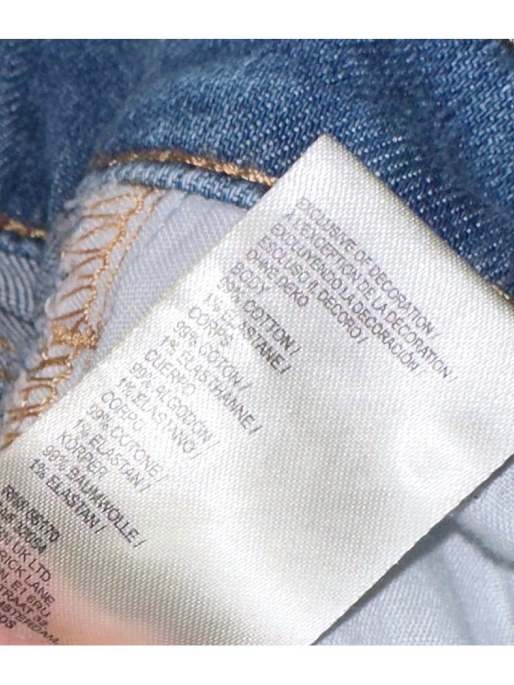 Pilcro Baggy Slim Boyfriend High-Rise Relaxed Jeans, size 30 - Picture 7 of 7